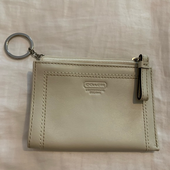 Coach Bags Coach White Leather Wallets Bundle Poshmark